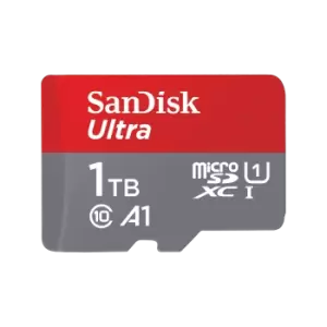 Image of SanDisk 1TB Ultra MicroSDXC UHS-I Card with Adapter - SDSQUAC-1T00-GN6MA