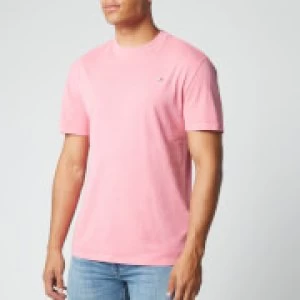 Image of Tommy Jeans Mens Sunfaded Wash T-Shirt - Rosey Pink - M