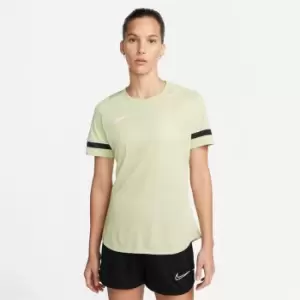 Image of Nike Dri-FIT Academy Womens Short-Sleeve Soccer Top - Green
