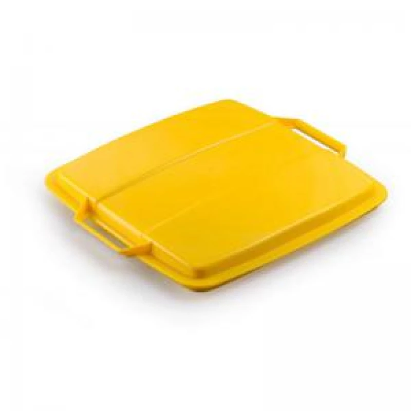 Image of Durable DURABIN 90L Square Recycling Bin Lid - Food & Freezer Safe DRBE1800475030