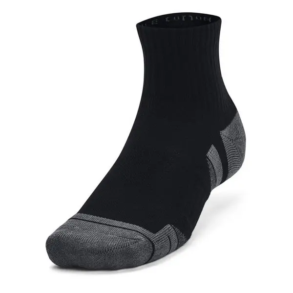 Image of Under Armour Performance Cotton 3p Qtr - Black 12+