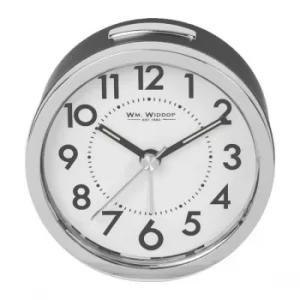 Image of Sweep Alarm Clock Chrome & Black