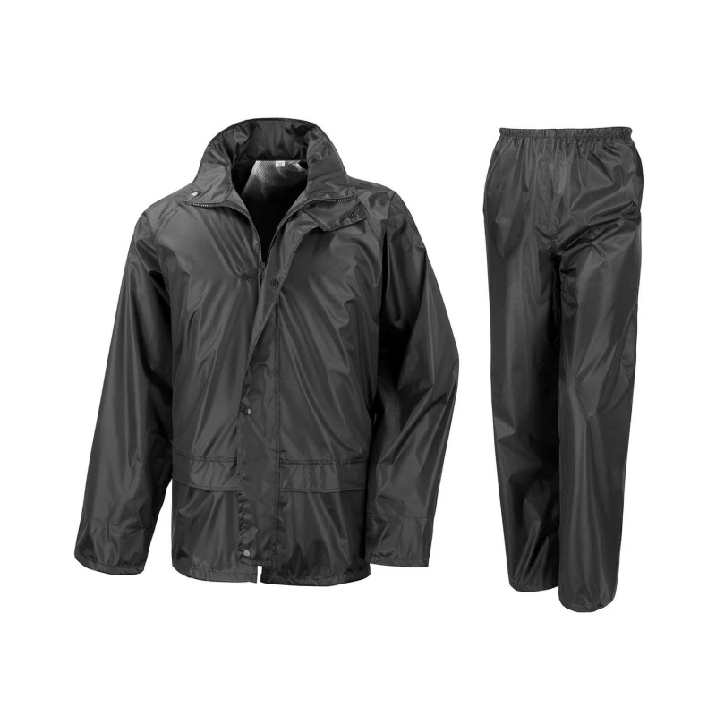 Image of Result Core Mens Rain Suit in Black Size: Medium Black Male M