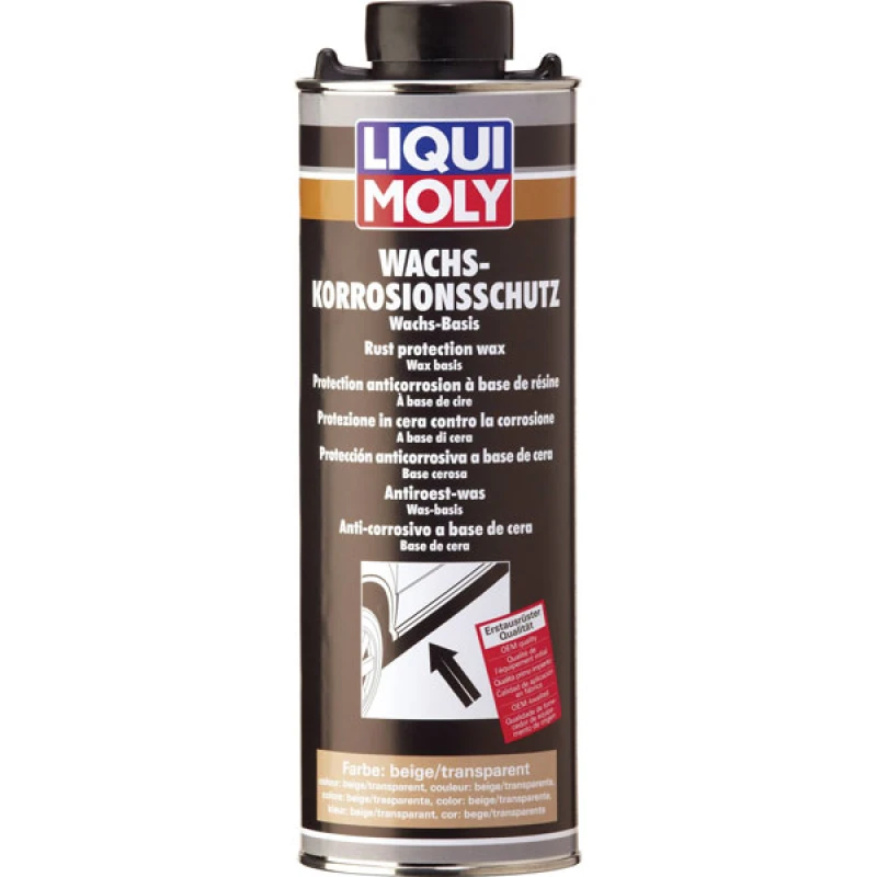 Image of LIQUI MOLY 6104 Underbody Protection Rust Protection Wax brown Capacity: 1l, Tin Underbody Protection (1851)