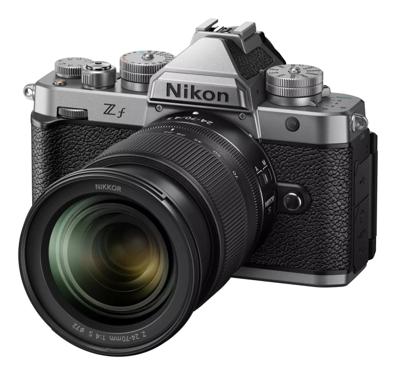 Image of Nikon Z f SL Silver Camera with Z 24-70mm f4 S kit