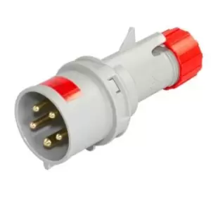 Image of Lewden 32A 3P+N+E 400V Plug IP44 - PM32-1800FPB