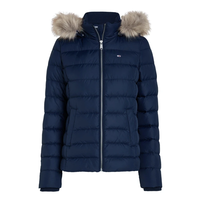 Image of Tommy Jeans Essential Puffer Jacket - Blue Blue 14