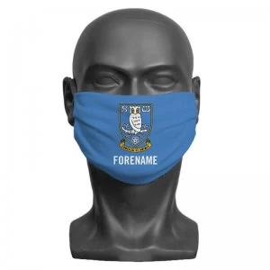 Image of Personalised Sheffield Wednesday FC Crest Adult Face Mask