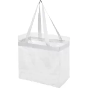 Image of Bullet Hampton Tote (30.5 x 15.2 x 30.5 cm) (White/Transparent) - White/Transparent