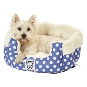 Image of Bunty Blue Deep Dream Dog Bed Blue