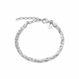 Image of Daisy London Jewellery Sterling Silver Vita Chain Bracelet Sterling Silver