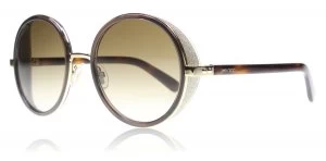 Image of Jimmy Choo Andie Sunglasses Rose Gold / Brown / Havana J7G 54mm