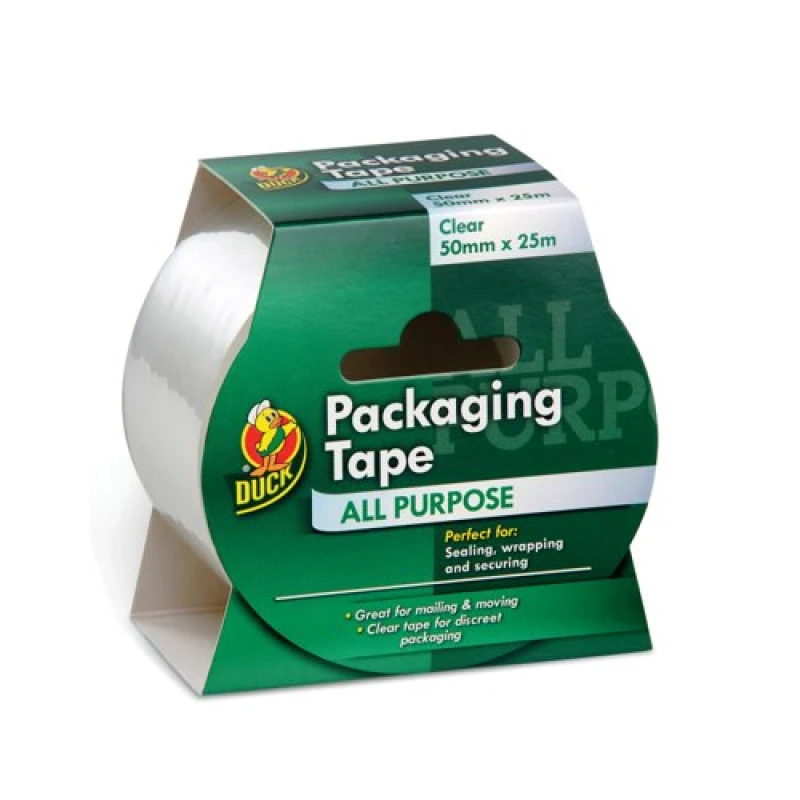 Image of Ducktape Packaging Tape 50mmx25m Clear (6 Pack) 224499