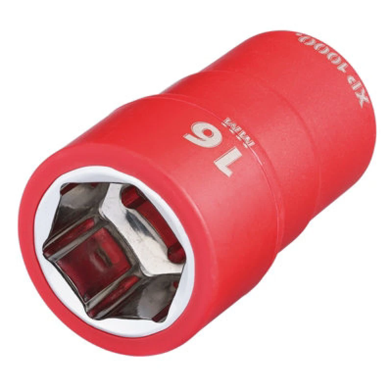 Image of Draper XP1000 3/8" Drive VDE Insulated Hexagon Socket 17647 Drive: 3/8"