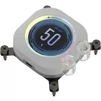 Image of Corsair Hydro Series iCUE LINK XC7 RGB ELITE LCD White CPU Water Block