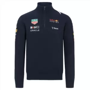 Image of 2022 Red Bull Racing Team Half Zip Jumper (Navy)