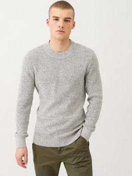 Image of Selected Homme Crew Neck Jumper, White Size M Men