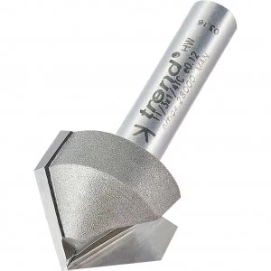 Image of Trend Chamfer V Groove Router Cutter 19.1mm 9.2mm 1/4"