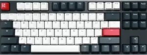 Image of Ducky One 2 TKL Tuxedo keyboard USB UK English Black, Grey, Red, White