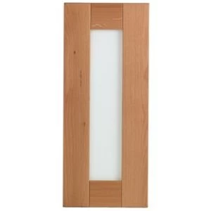 Image of Cooke Lewis Chesterton Solid Oak Glazed door W300mm