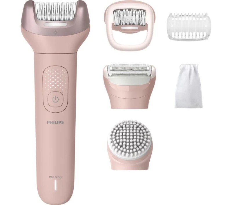Image of PHILIPS BRE718/00 Series 8000 Wet & Dry Epilator Lyche Pink 8720689033084