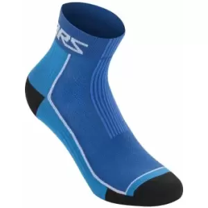 Image of Alpinestars Summer Socks 9 2020: Black/Aqua S Ap17011201097S