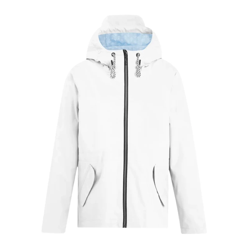 Image of Womens waterproof jacket Regatta Bayletta Blanc Female 48