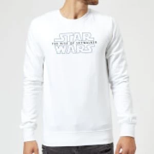 Image of Star Wars The Rise Of Skywalker Logo Sweatshirt - White - M