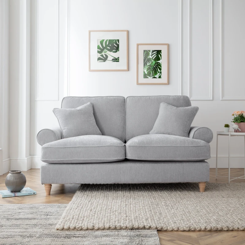 Image of The Great Sofa Company The Vito 2 Seater Sofa in Charcoal Charcoal Unisex