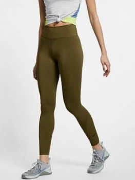 Image of Nike One Legging - Olive , Olive, Size S, Women