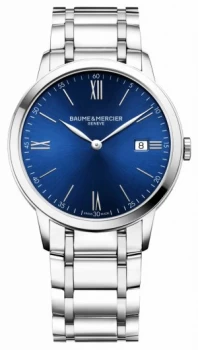 Image of Baume & Mercier Mens Classima Stainless Steel Bracelet Watch