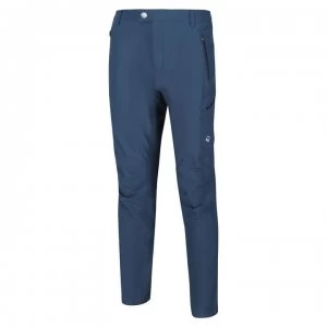 Image of Regatta Highton Stretch Walking Trousers Regular Leg Length - Dark Denim