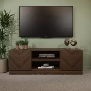 Image of Taranto Wide TV Unit Walnut