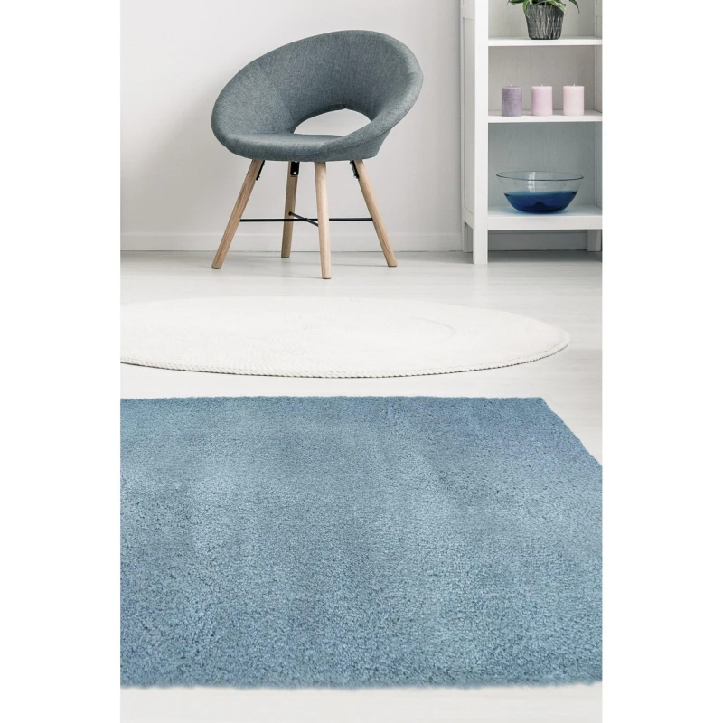 Image of Snug Plain Denim 160X230cm Rug, Blue P116A- SG011 16