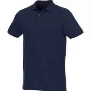 Image of Elevate Mens Beryl Short Sleeve Organic Polo Shirt (3XL) (Navy)