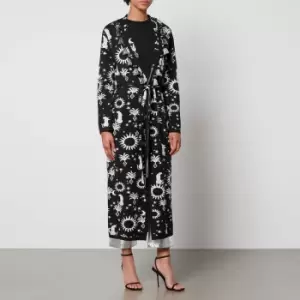 Image of Never Fully Dressed Paradise Leopard Kansas Knit Cardigan - L