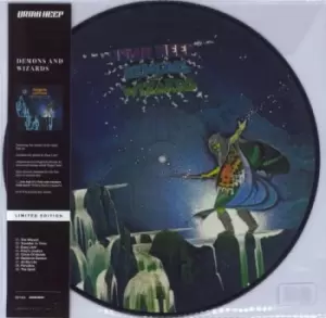 Image of Uriah Heep Demons And Wizards 2022 UK picture disc LP BMGCAT534LP