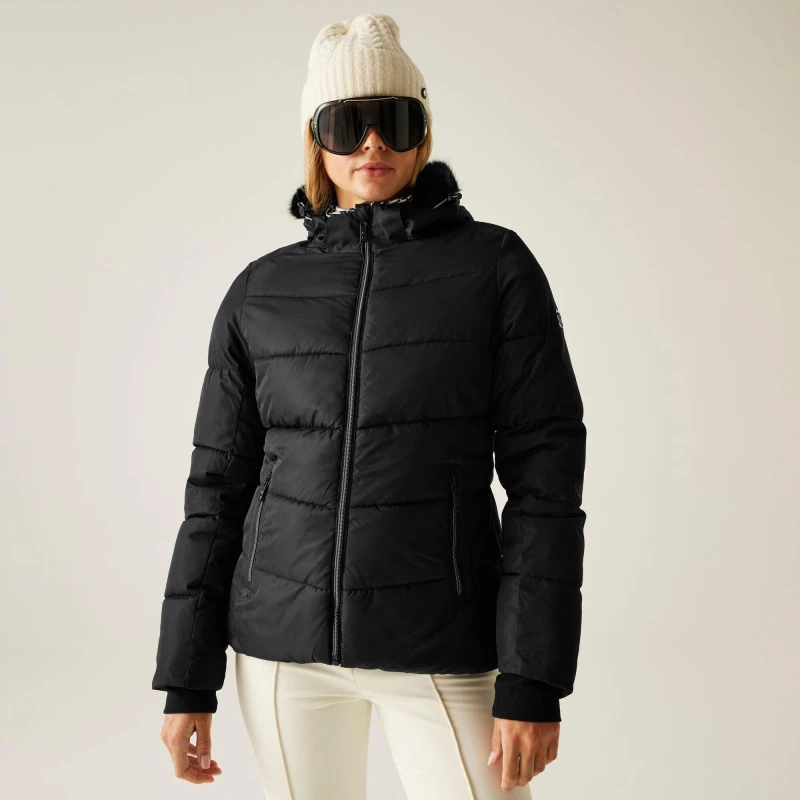 Image of Dare 2b Glamorize V Waterproof Jacket Black female 10