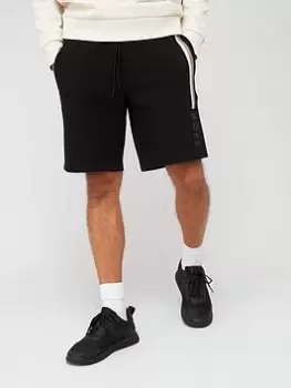 Image of BOSS Lamson Jersey Shorts - Black, Size S, Men