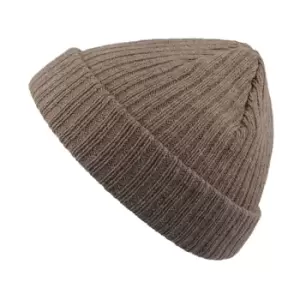 Image of Atlantis Unisex Docker Short Beanie With Turn Up (One Size) (Dove Grey Melange)