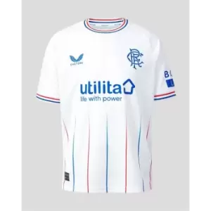 Image of Castore Rangers Away Shirt 2023 2024 Juniors - White