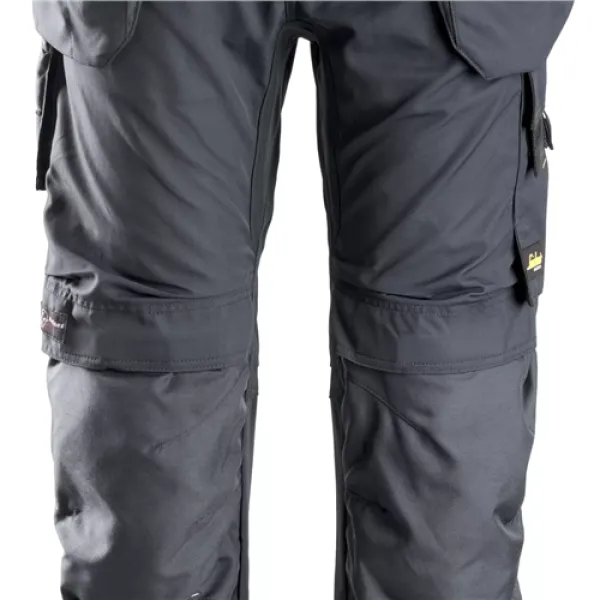 Image of Snickers AllroundWork Work Trousers Holster Pockets - Steel Grey/Steel Grey - 48
