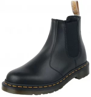 Image of Dr. Martens Vegan 2976 Black Felix Rub Off Laced Boots black