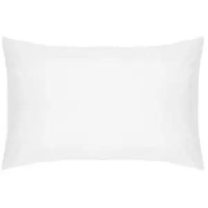 Image of Belledorm Cotton Percale Housewife Pillowcase Pair (One Size) (White) - White