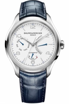 Image of Mens Baume & Mercier Clifton Automatic Retrograde Date Watch M0A10448