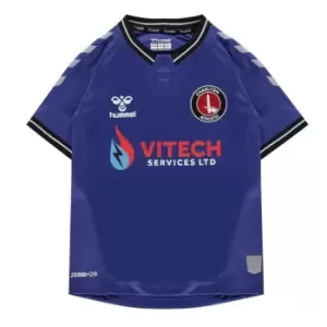 Image of Hummel Charlton Athletic Third Shirt 2020 2021 Juniors - Blue