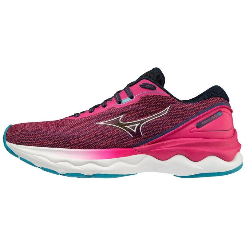 Image of Mizuno Wave Skyrise 3 Womens Running Shoes - Pink Pink 3.5