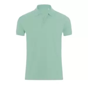 Image of SOLS Mens Phoenix Short Sleeve Pique Polo Shirt (XXL) (Mint)