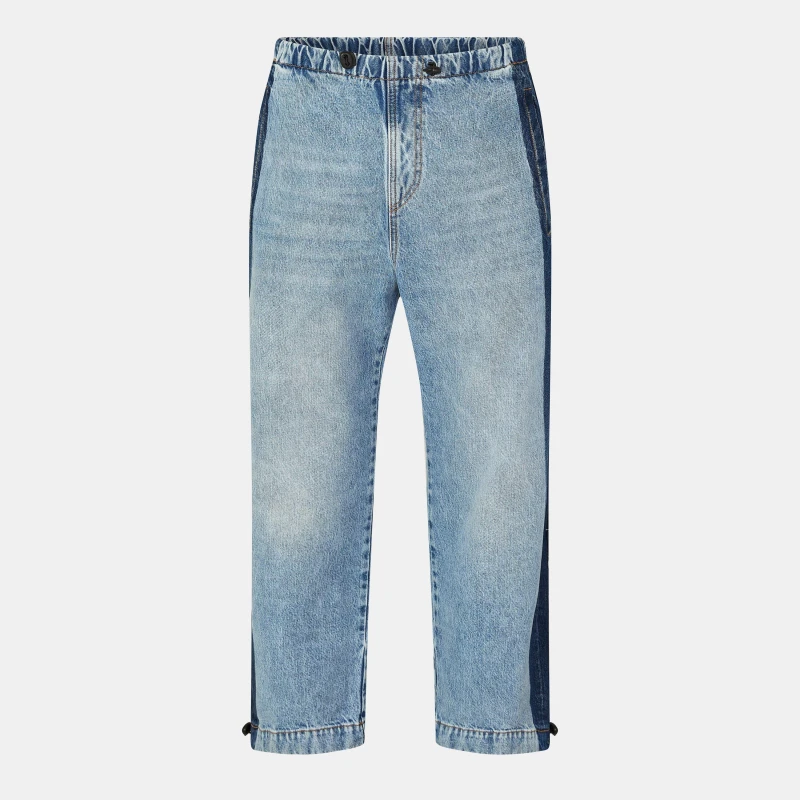 Image of Diesel Mens Straight Leg Jeans Blue Denim male XS