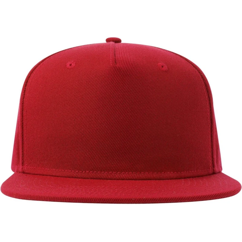 Image of Atlantis Atlantis Men 5 Panel Snapback Baseball Cap in Red Red One Size Male 5063527240989